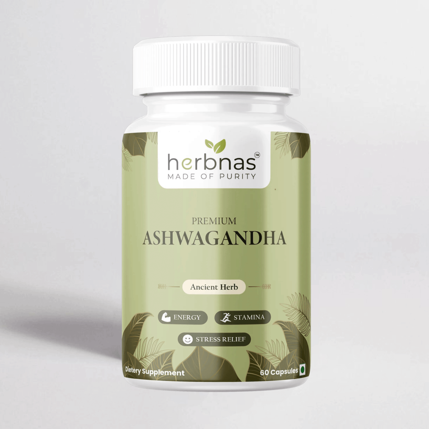 Ashwagandha (60 Capsules) - Herbnas