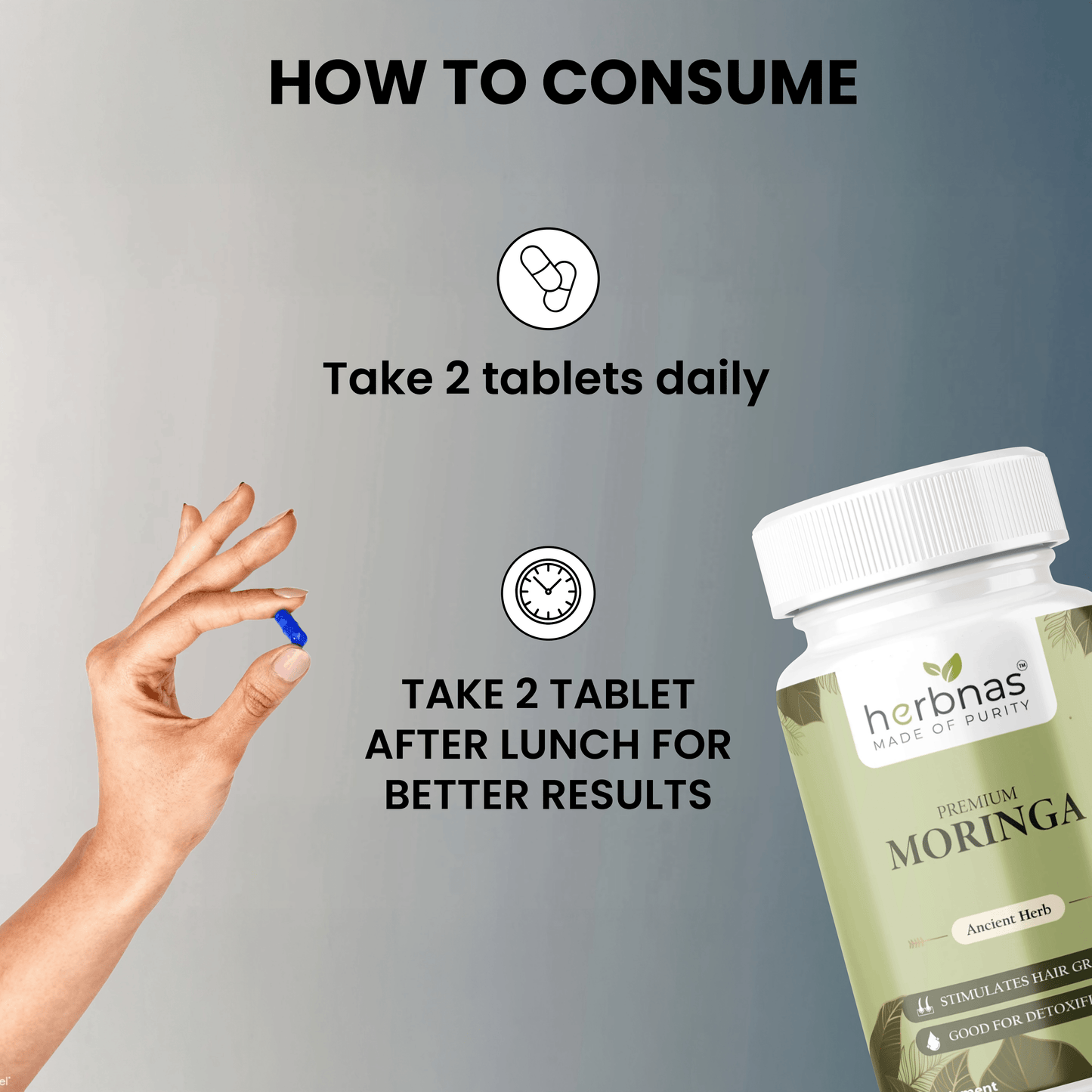Moringa (60 Capsules) - Herbnas