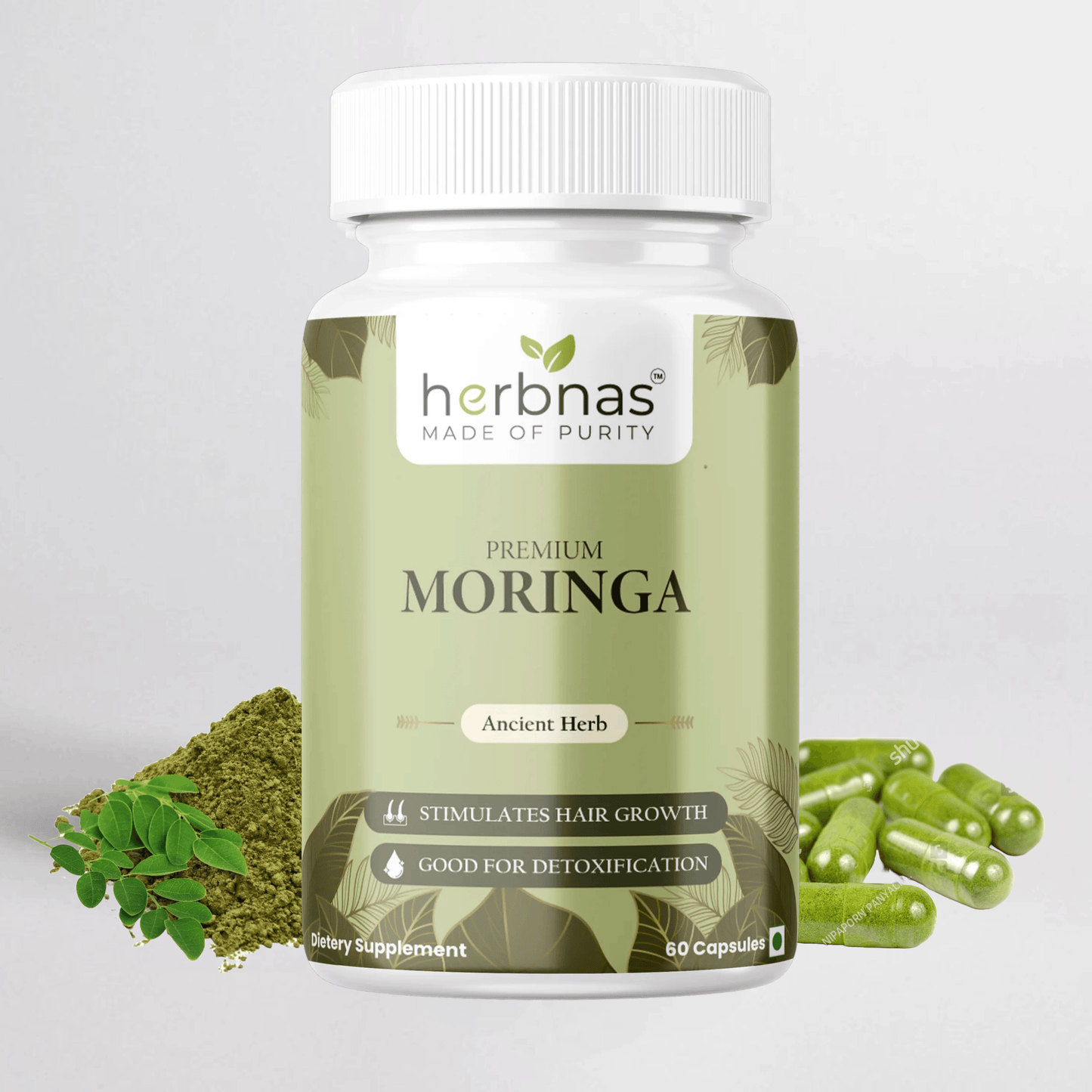 Moringa (60 Capsules) - Herbnas