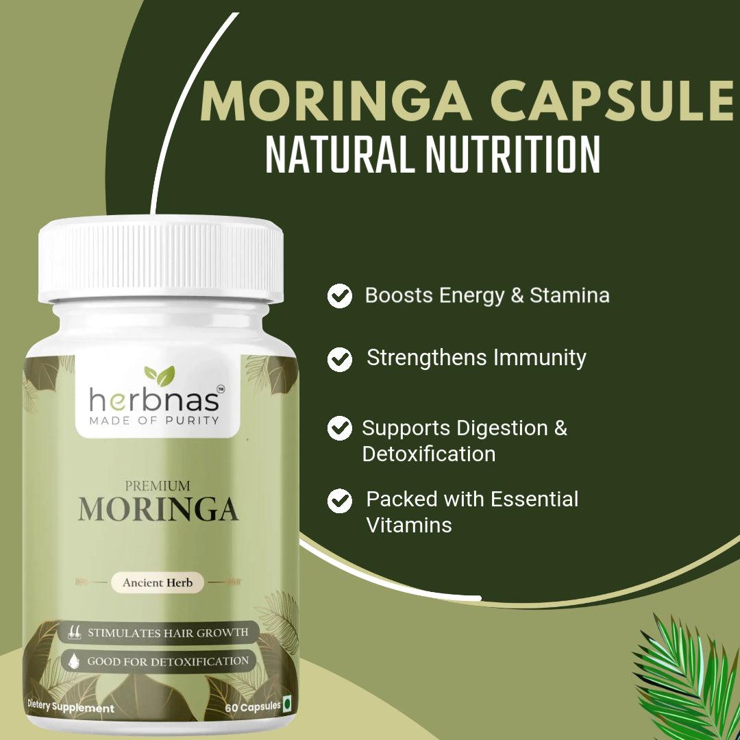 Moringa (60 Capsules) - Herbnas