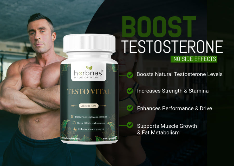 Testo Vital Benefits – Increases Strength, Enhances Endurance & Supports Male Vitality – Herbnas
