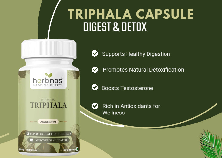 Triphala Powder Benefits – Boosts Metabolism, Improves Digestion & Promotes Weight Management – Herbnas