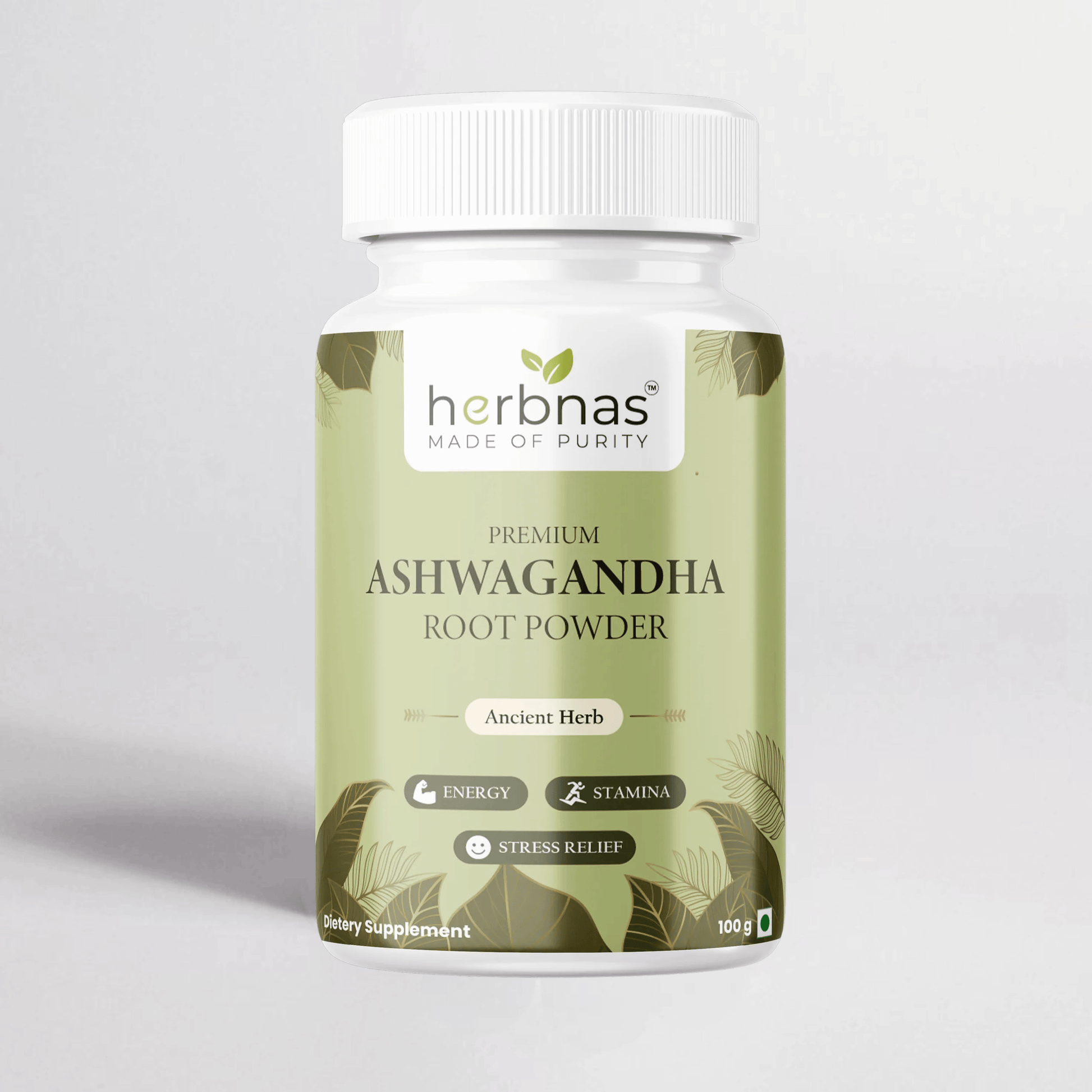 Ashwagandha Powder (100 g) - Herbnas