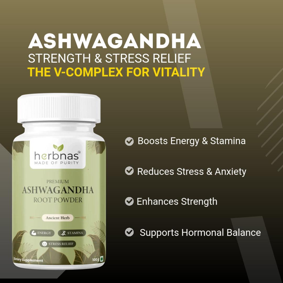 Ashwagandha Powder (100 g) - Herbnas