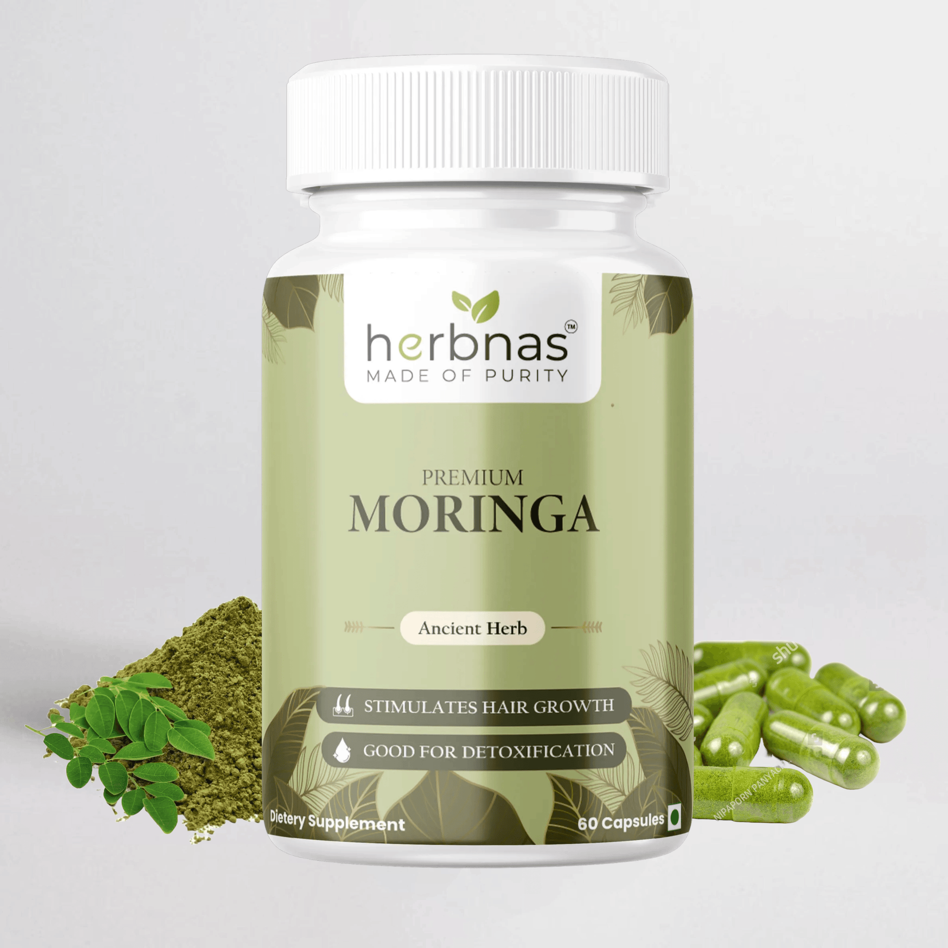 Moringa (60 Capsules) - Herbnas