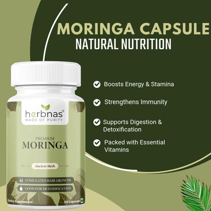 Moringa (60 Capsules) - Herbnas