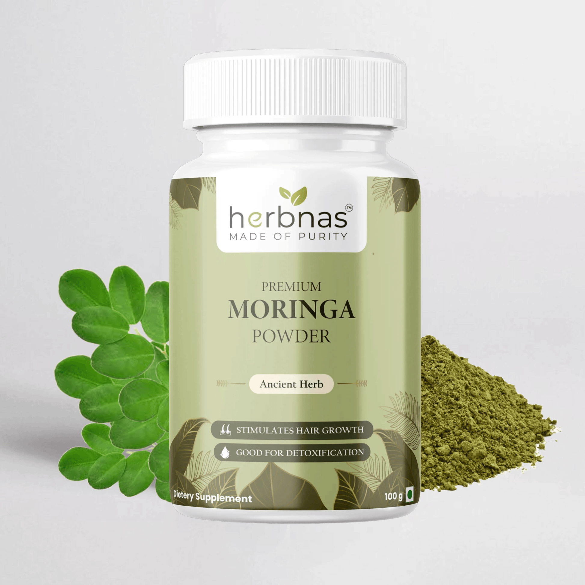 Moringa Powder (100 g) - Herbnas