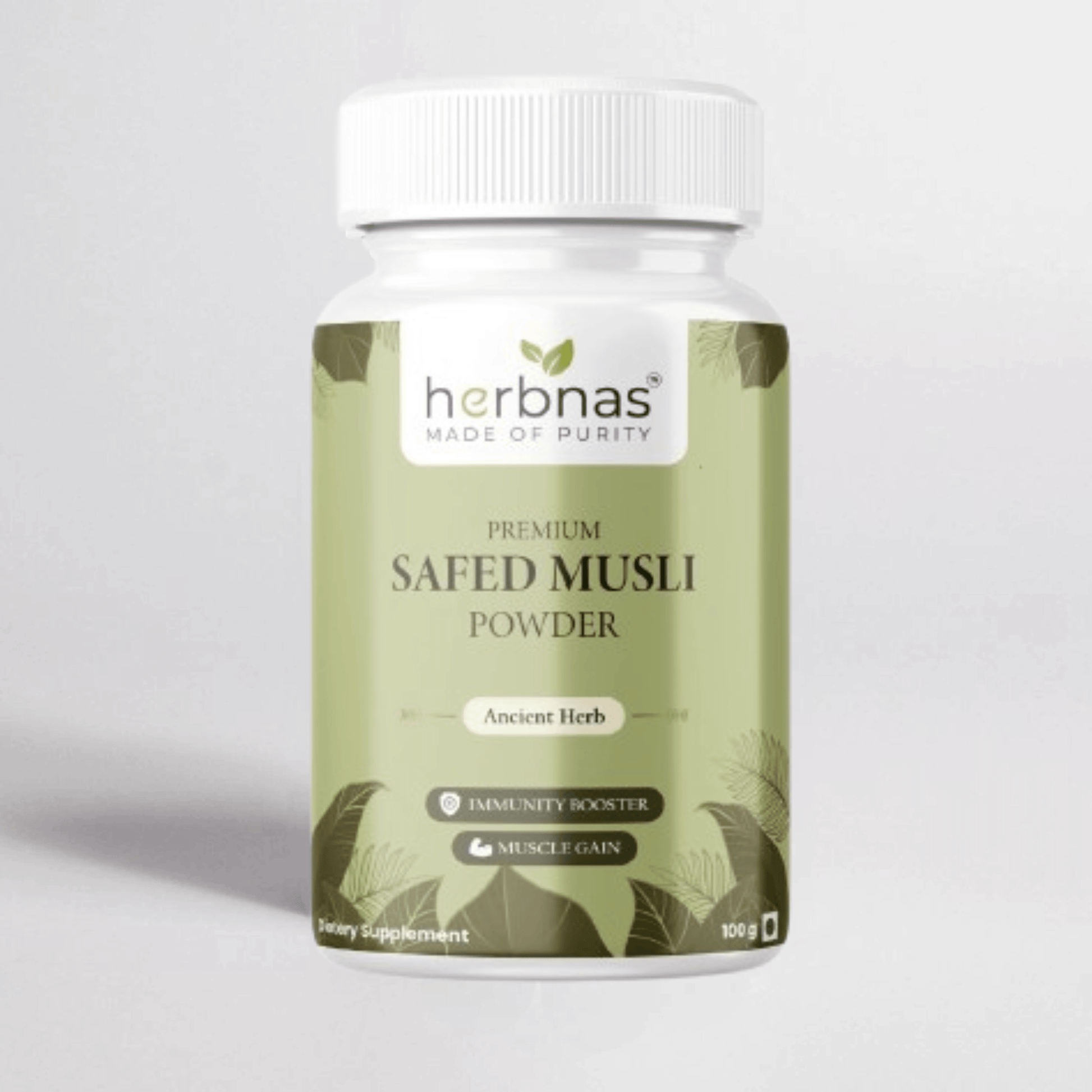 Safed Musli Powder (100g) - Herbnas