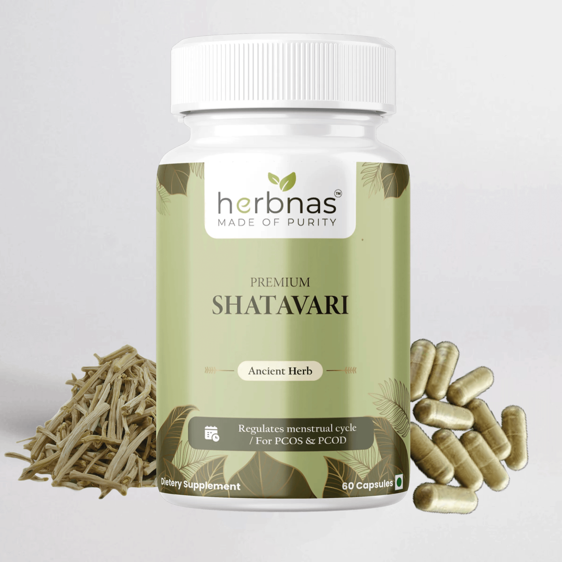 Shatavari (60 Capsules) - Herbnas