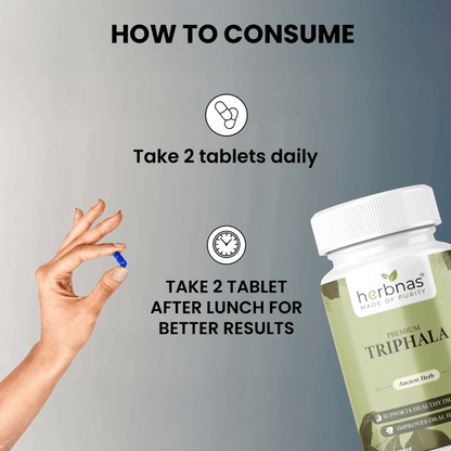 Triphala (60 Capsules) - Herbnas